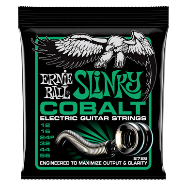 Ernie Ball Not Even Slinky Cobalt Electric Guitar Strings - 12-56 Gauge-Buzz Music