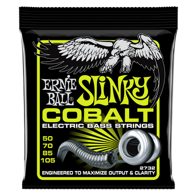 Ernie Ball Regular Slinky Cobalt Electric Bass Strings - 50-105 Gauge-Buzz Music