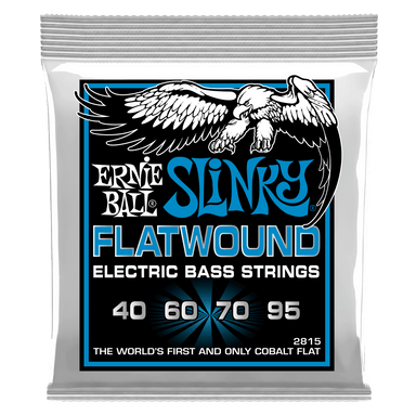 Ernie Ball Extra Slinky Flatwound Electric Bass Strings - 40-95 Gauge-Buzz Music