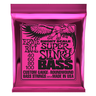 Ernie Ball Super Slinky Nickel Wound Short Scale Bass Strings - 45-100 Gauge-Buzz Music