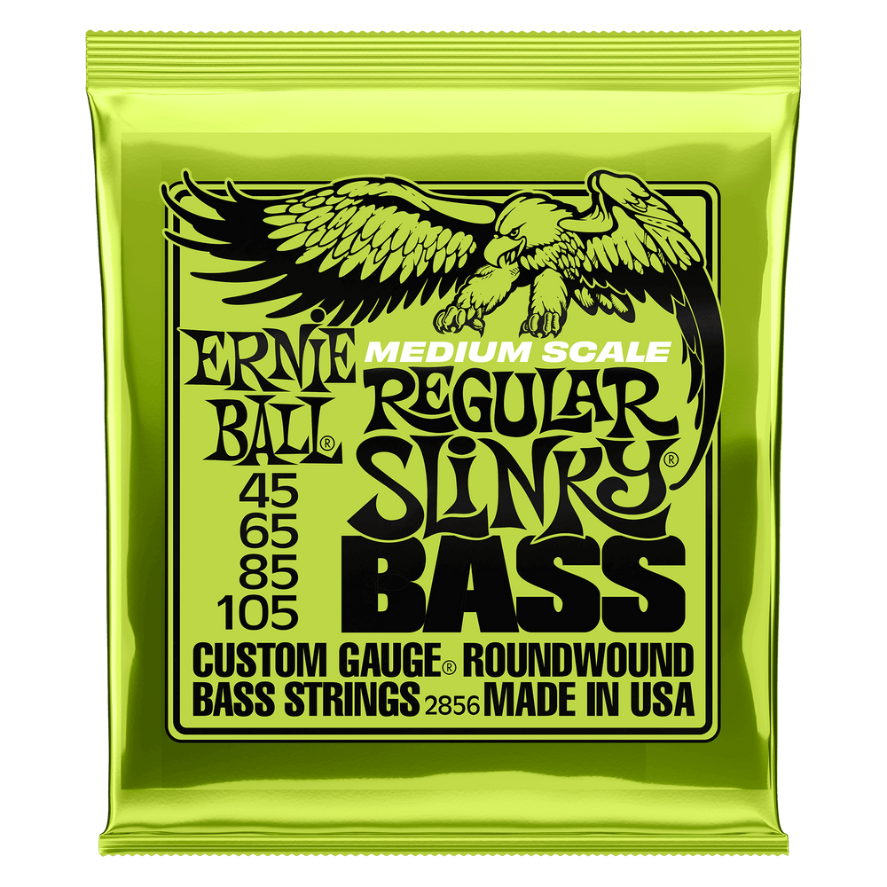 Ernie Ball Regular Slinky Nickel Wound Medium Scale Bass Strings-Buzz Music