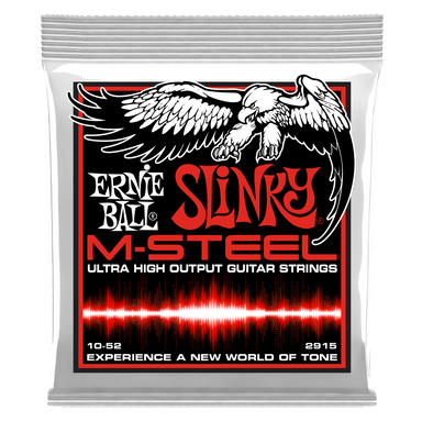 Ernie Ball Skinny Top Heavy Bottom Slinky M-Steel Electric Guitar Strings - 10-52 Gauge-Buzz Music