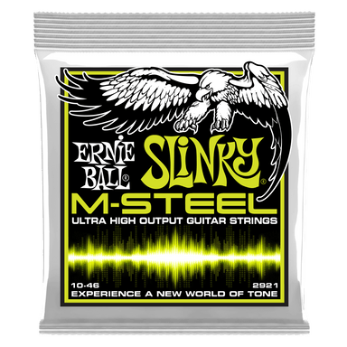 Ernie Ball Regular Slinky M-Steel Electric Guitar Strings - 10-46 Gauge-Buzz Music