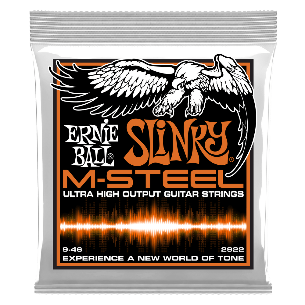 Ernie Ball Hybrid Slinky M-Steel Electric Guitar Strings - 9-46 Gauge-Buzz Music