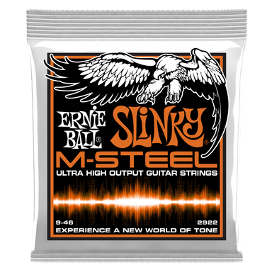 Ernie Ball Hybrid Slinky M-Steel Electric Guitar Strings - 9-46 Gauge-Buzz Music