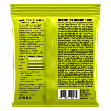 Ernie Ball Regular Slinky Classic Rnr Pure Nckl Elec Gtr Strings 3 Pk 10 46-Buzz Music