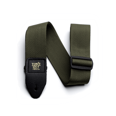 Ernie Ball Olive Polypro Guitar Strap-Buzz Music