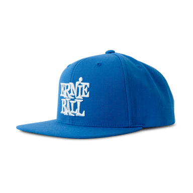 Ernie Ball Blue With White Stacked Logo Hat-Buzz Music