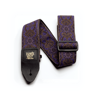 Ernie Ball Purple Paisley Jacquard Strap-Buzz Music