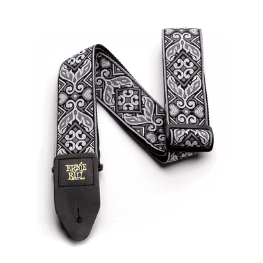 Ernie Ball Tribal Silver Jacquard Strap-Buzz Music