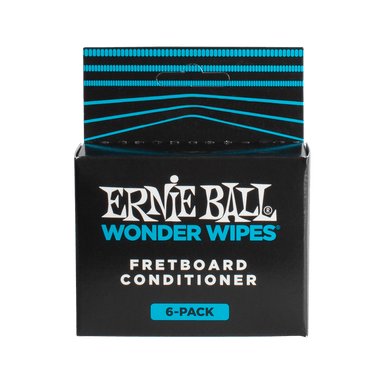 Ernie Ball Wonder Wipes Fretboard Conditioner 6 Pack-Buzz Music