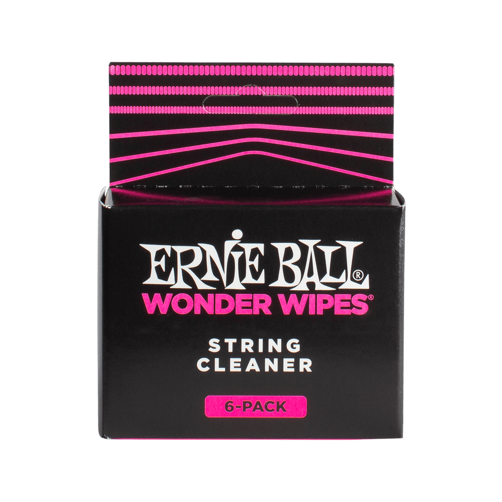 Ernie Ball Wonder Wipes String Cleaner 6 Pack-Buzz Music