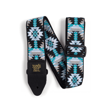 Ernie Ball Albuquerque Blue Jacquard Strap-Buzz Music