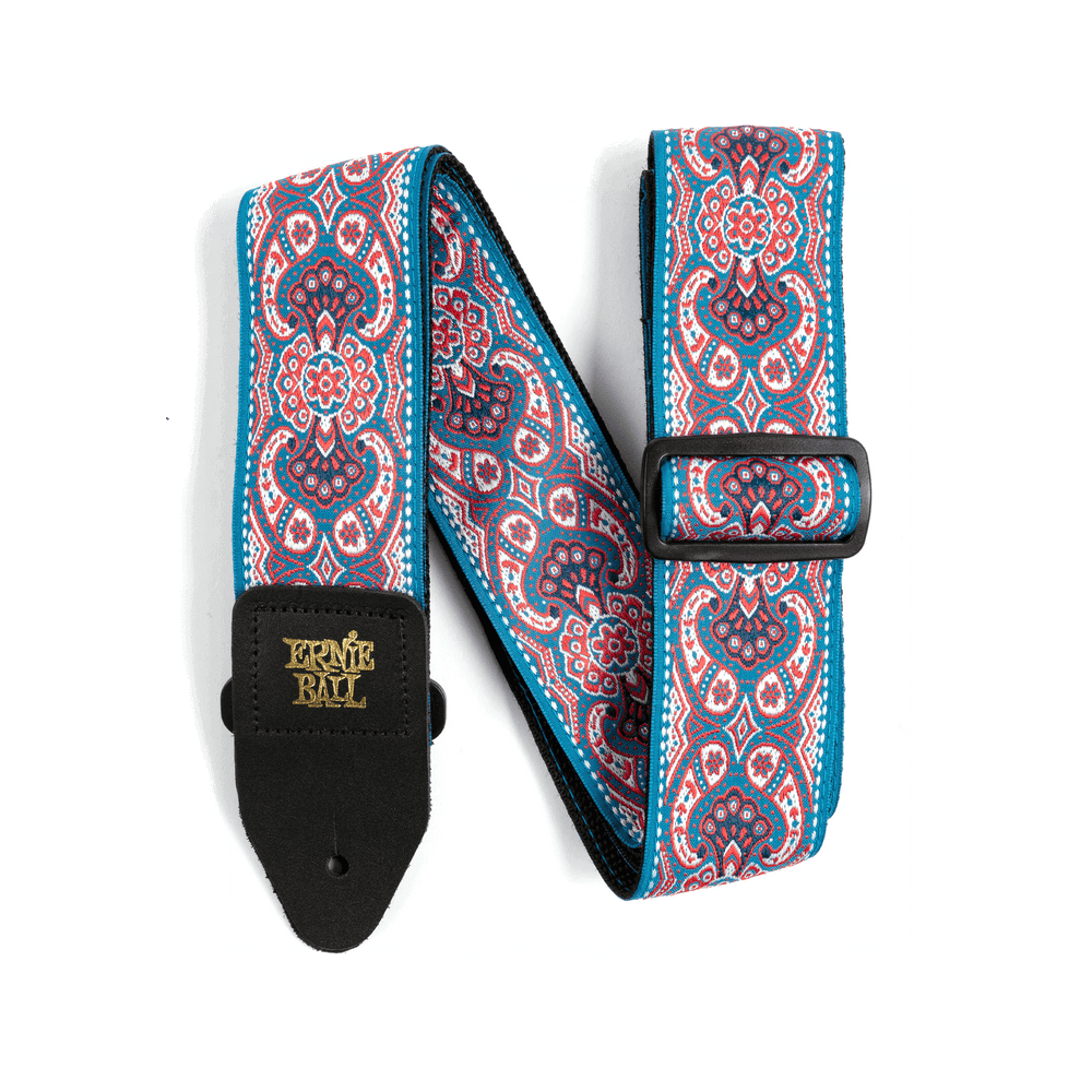 Ernie Ball Pink Paisley Jacquard Strap-Buzz Music