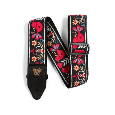 Ernie Ball Redbird Rising Jacquard Strap-Buzz Music