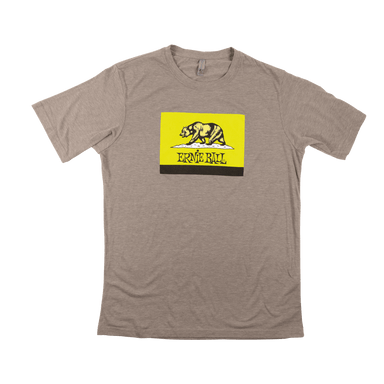 Ernie Ball Ca Bear Green Flag T-Shirt Sm-Buzz Music