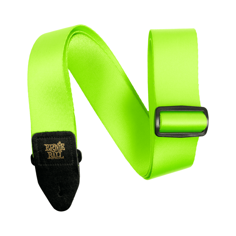 Ernie Ball Neon Green Premium Strap-Buzz Music