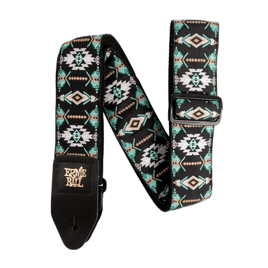 Ernie Ball Southwestern Turquoise Jacquard Strap-Buzz Music