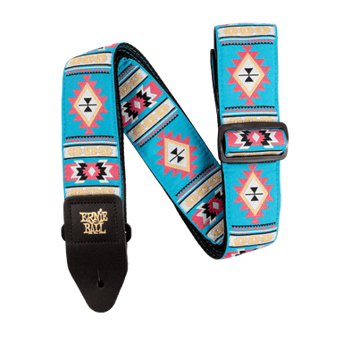 Ernie Ball Sedona Blue Jacquard Strap-Buzz Music