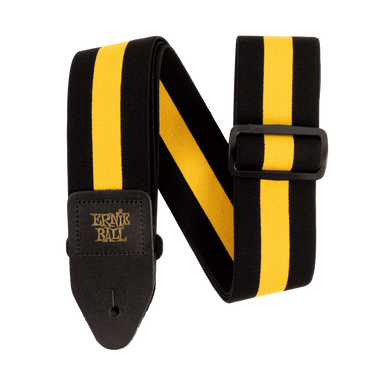 Ernie Ball Stretch Comfort Racer Yellow Strap-Buzz Music