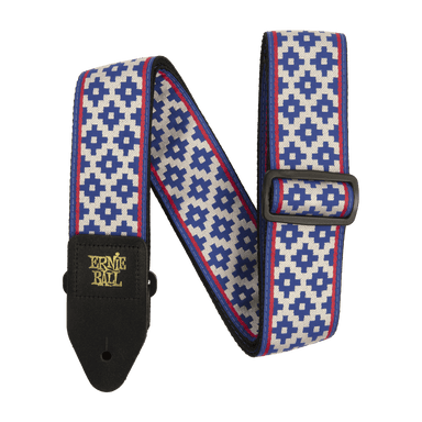 Ernie Ball Blue Crux Jacquard Strap-Buzz Music