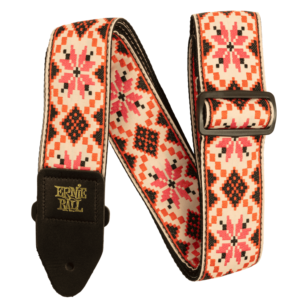 Ernie Ball Cinnamon Needlepoint Jacquard Strap-Buzz Music