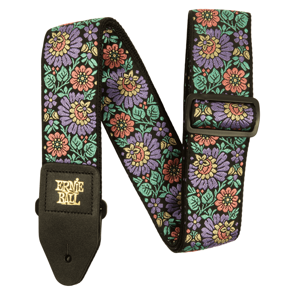 Ernie Ball Evening Bloom Jacquard Strap-Buzz Music