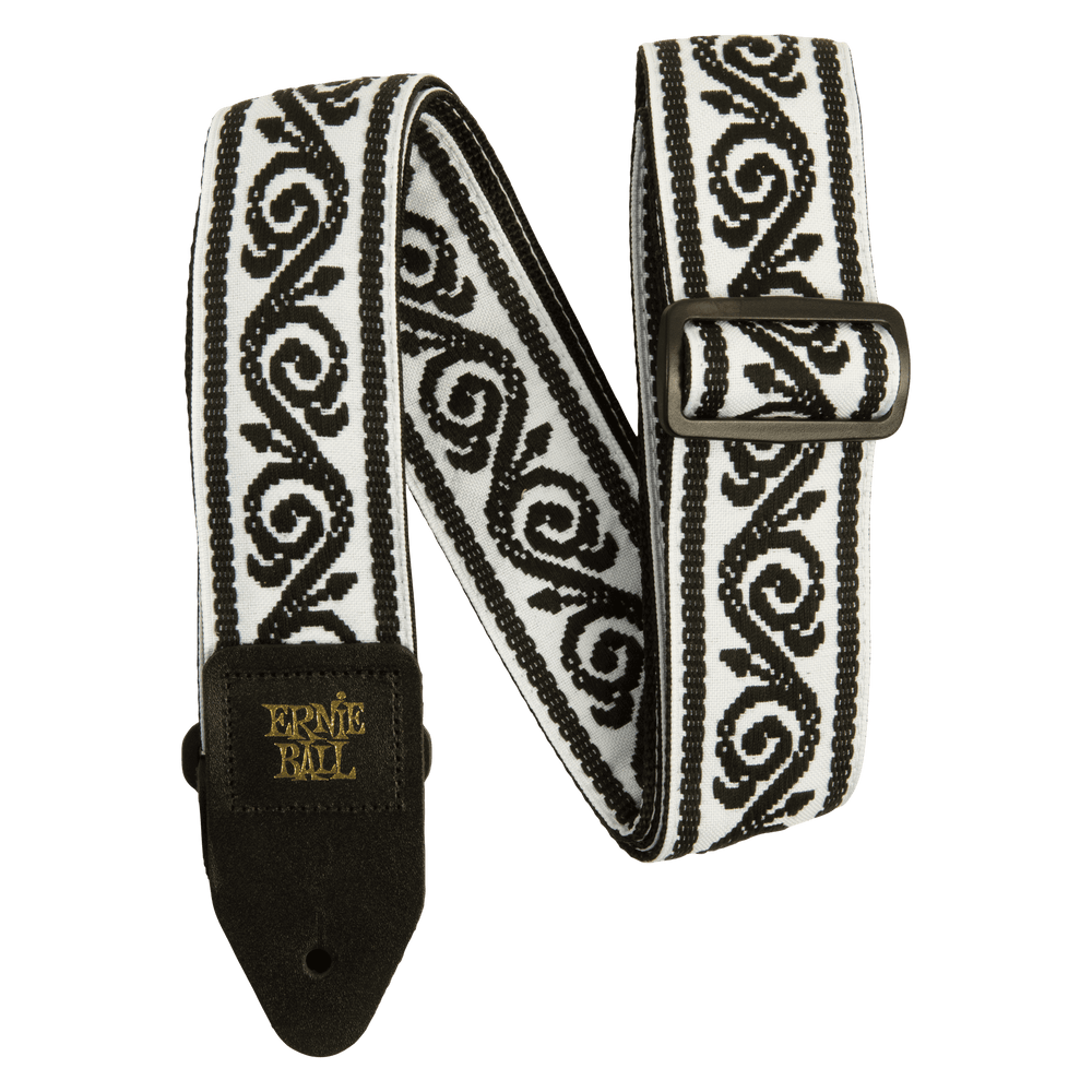 Ernie Ball Black Vine Jacquard Strap-Buzz Music