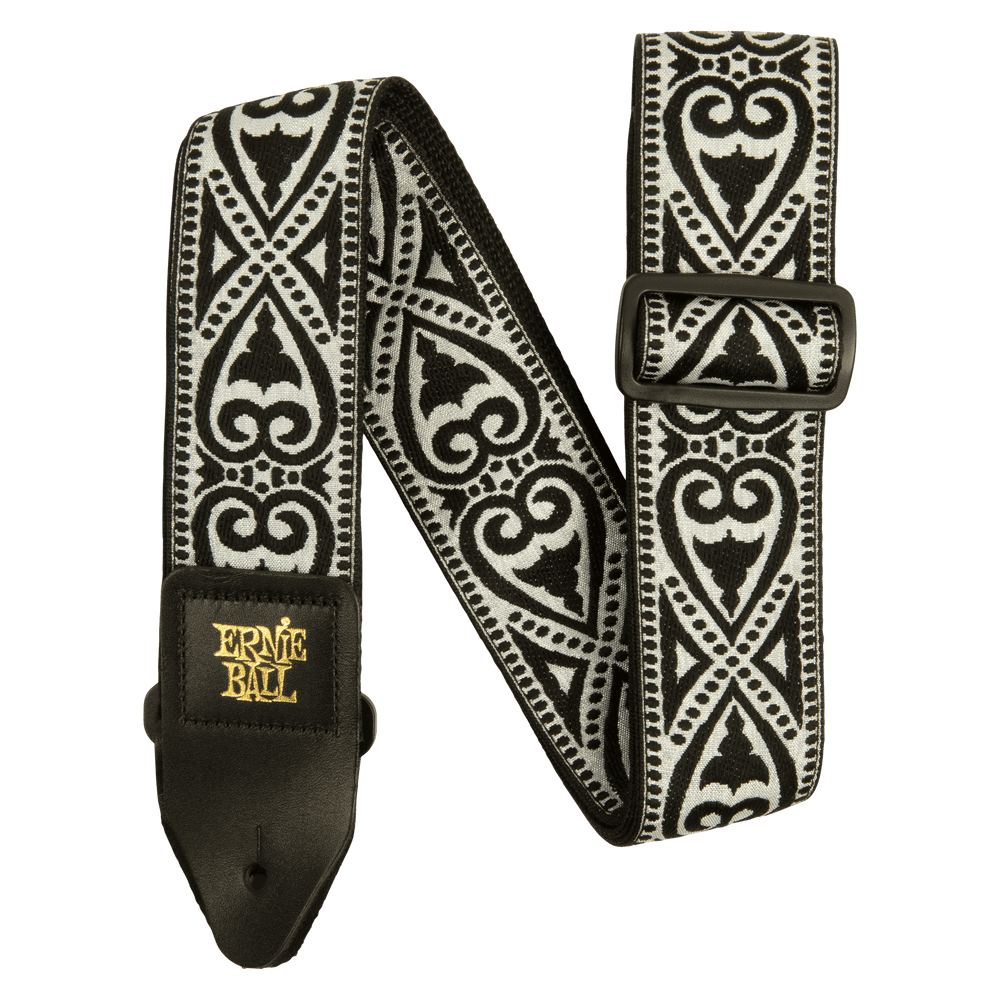 Ernie Ball Black Heart Jacquard Strap-Buzz Music