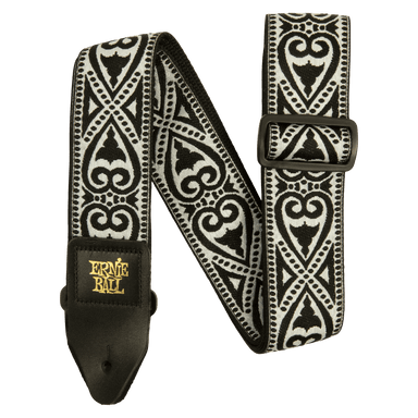 Ernie Ball Black Heart Jacquard Strap-Buzz Music