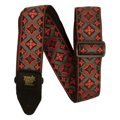 Ernie Ball Red King Jacquard Strap-Buzz Music