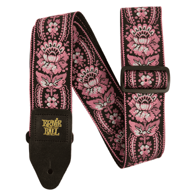 Ernie Ball Pink Orleans Jacquard Strap-Buzz Music