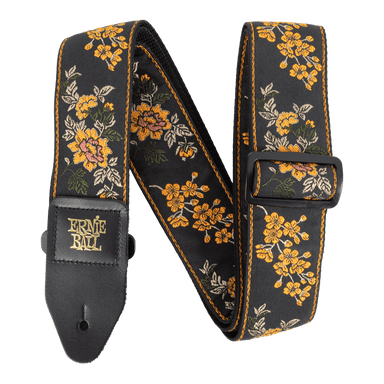 Ernie Ball Classic Jacquard Guitar/Bass Strap - Tangerine Blossom-Buzz Music