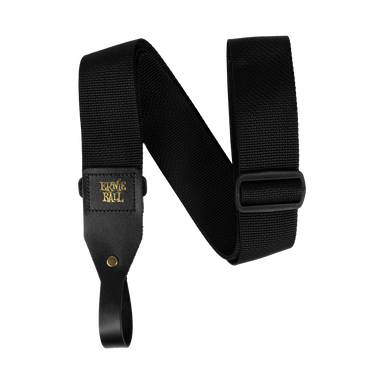 Ernie Ball Polypro Acoustic Guitar Strap - Black-Buzz Music