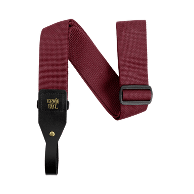 Ernie Ball Polypro Acoustic Guitar Strap - Burgundy-Buzz Music