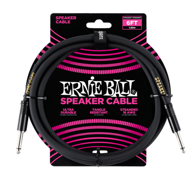 Ernie Ball 6 Straight / Straight Speaker Cable-Buzz Music