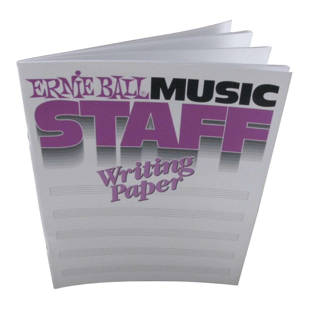 Ernie Ball Music Staff Writing Paper-Buzz Music