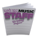 Ernie Ball Music Staff Writing Paper-Buzz Music