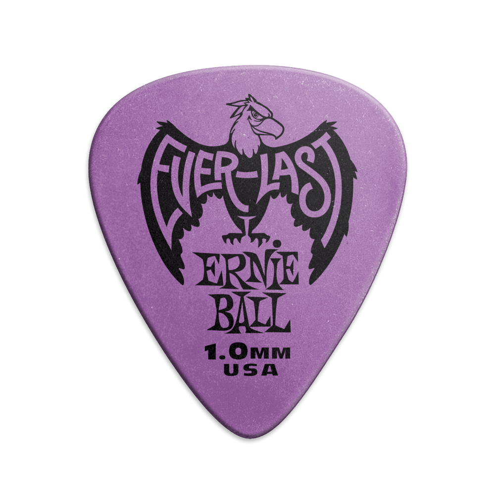 Ernie Ball 1.0Mm Purple Everlast Picks 12-Pack-Buzz Music