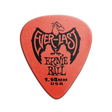 Ernie Ball 1.14Mm Red Everlast Picks 12-Pack-Buzz Music