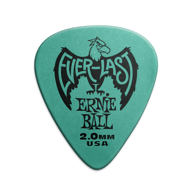 Ernie Ball 2.0Mm Teal Everlast Picks 12-Pack-Buzz Music