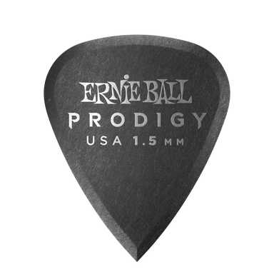 Ernie Ball 1.5Mm Black Standard Prodigy Picks 6-Pack-Buzz Music