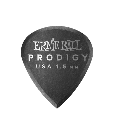 Ernie Ball 1.5Mm Black Mini Prodigy Picks 6-Pack-Buzz Music