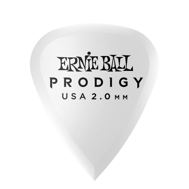 Ernie Ball 2.0Mm White Standard Prodigy Picks 6-Pack-Buzz Music