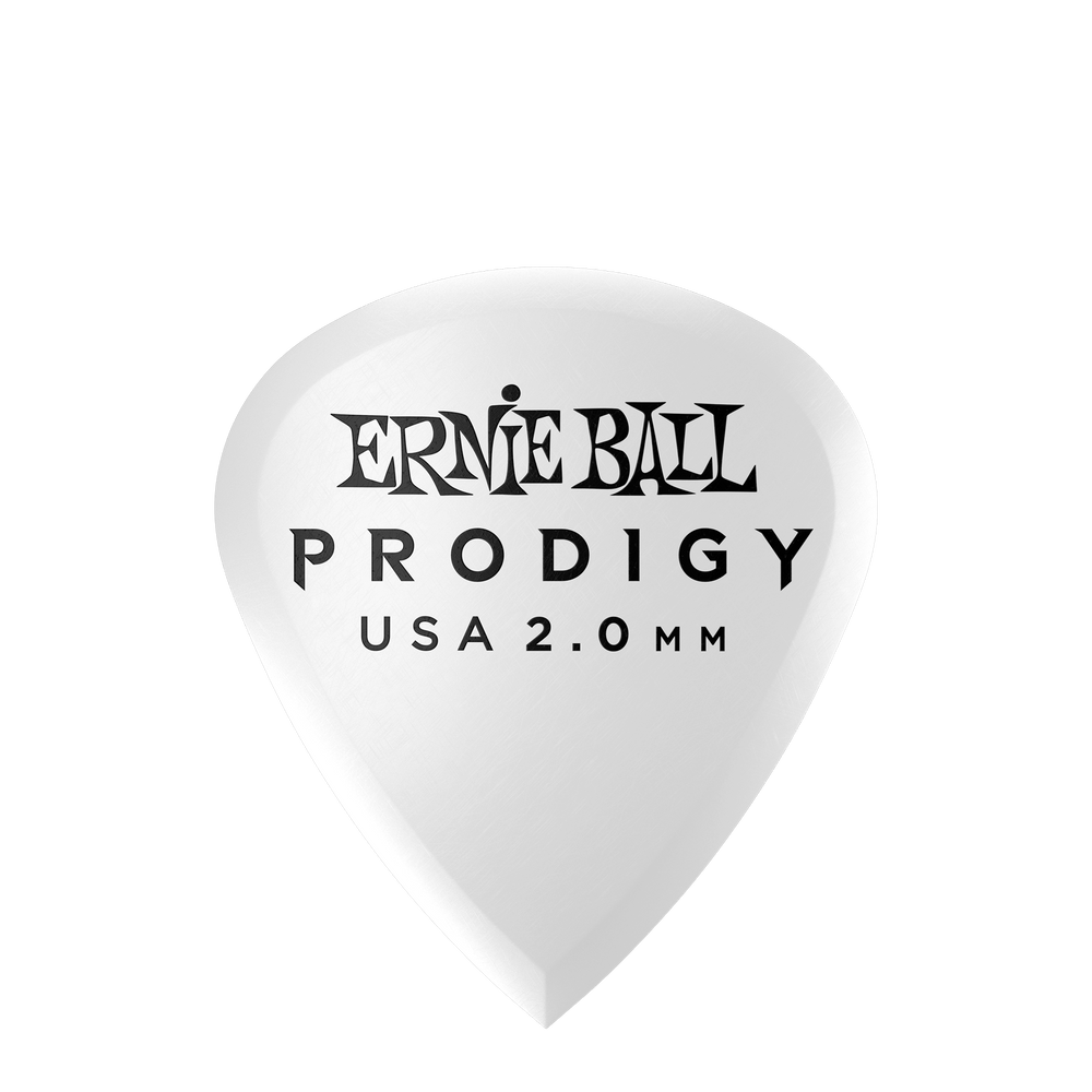 Ernie Ball 2.0Mm White Mini Prodigy Picks 6-Pack-Buzz Music