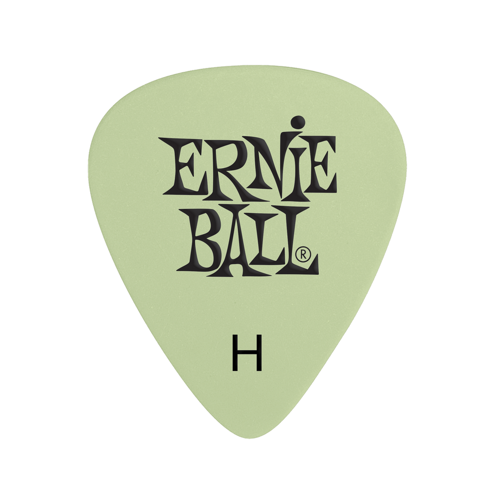 Ernie Ball Super Glow Cellulose Picks Heavy 12-Pack-Buzz Music