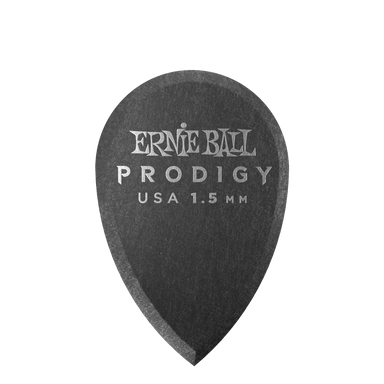 Ernie Ball 1.5Mm Black Teardrop Prodigy Picks 6-Pack-Buzz Music