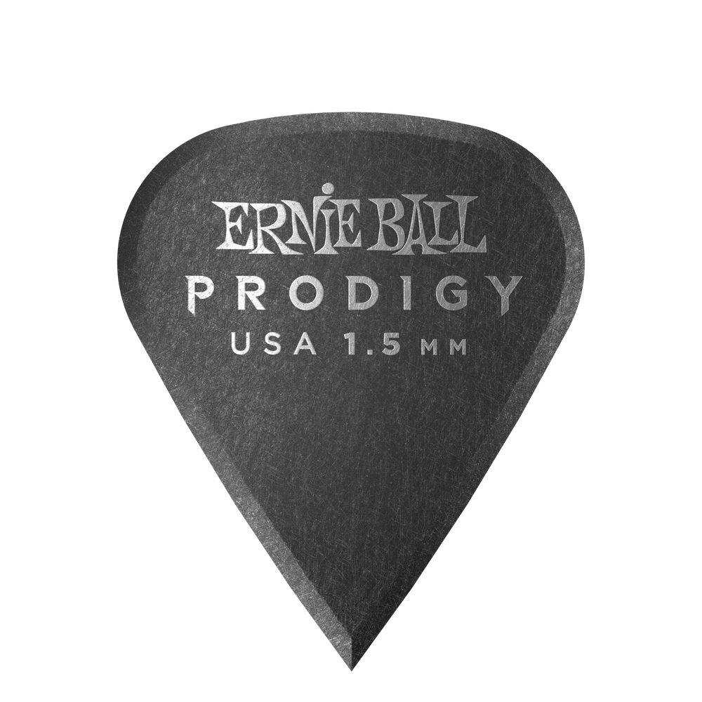 Ernie Ball 1.5Mm Black Sharp Prodigy Picks 6-Pack-Buzz Music