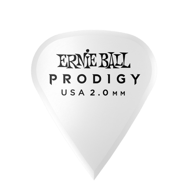 Ernie Ball 2.0Mm White Sharp Prodigy Picks 6-Pack-Buzz Music