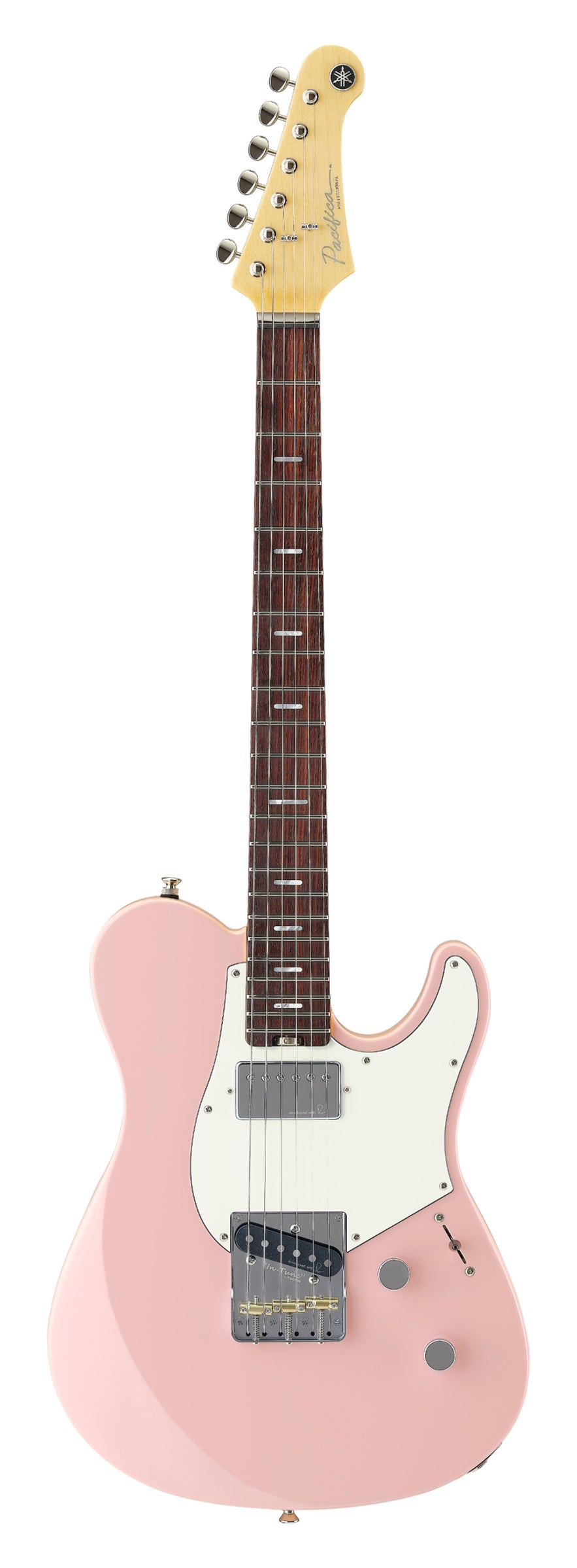 YAMAHA PACIFICA PROFESSIONAL SINGLECUT HS PACP11S ELECTRIC GUITAR - ASH PINK - Rosewood Fingerboard-Buzz Music